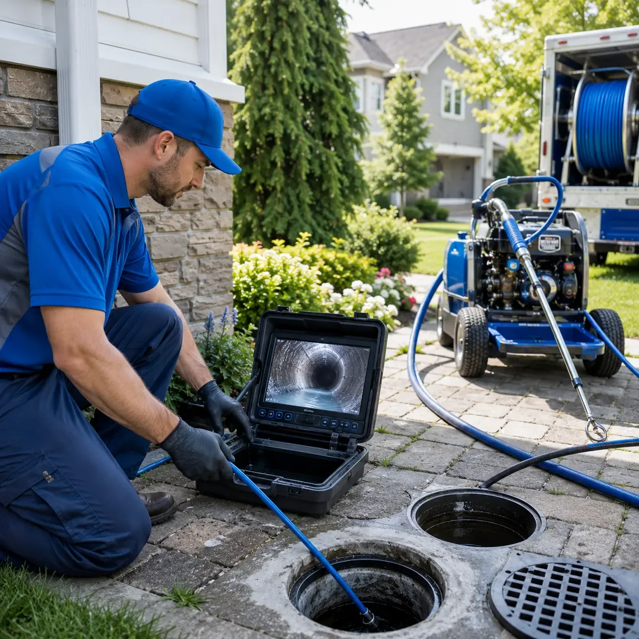 Outdoor drain cleaning professionals serving Irvine, KY