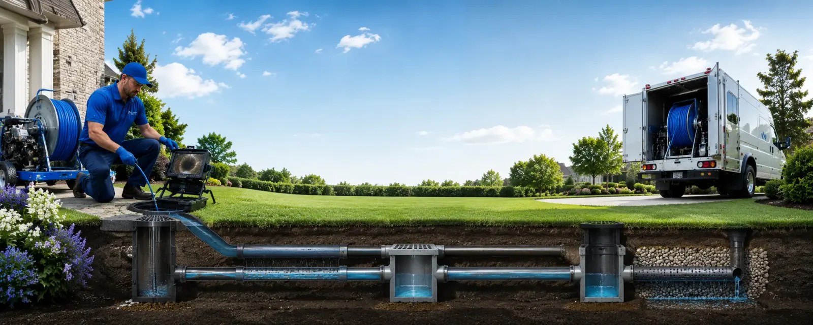 Outdoor drain cleaning information for Irvine, KY